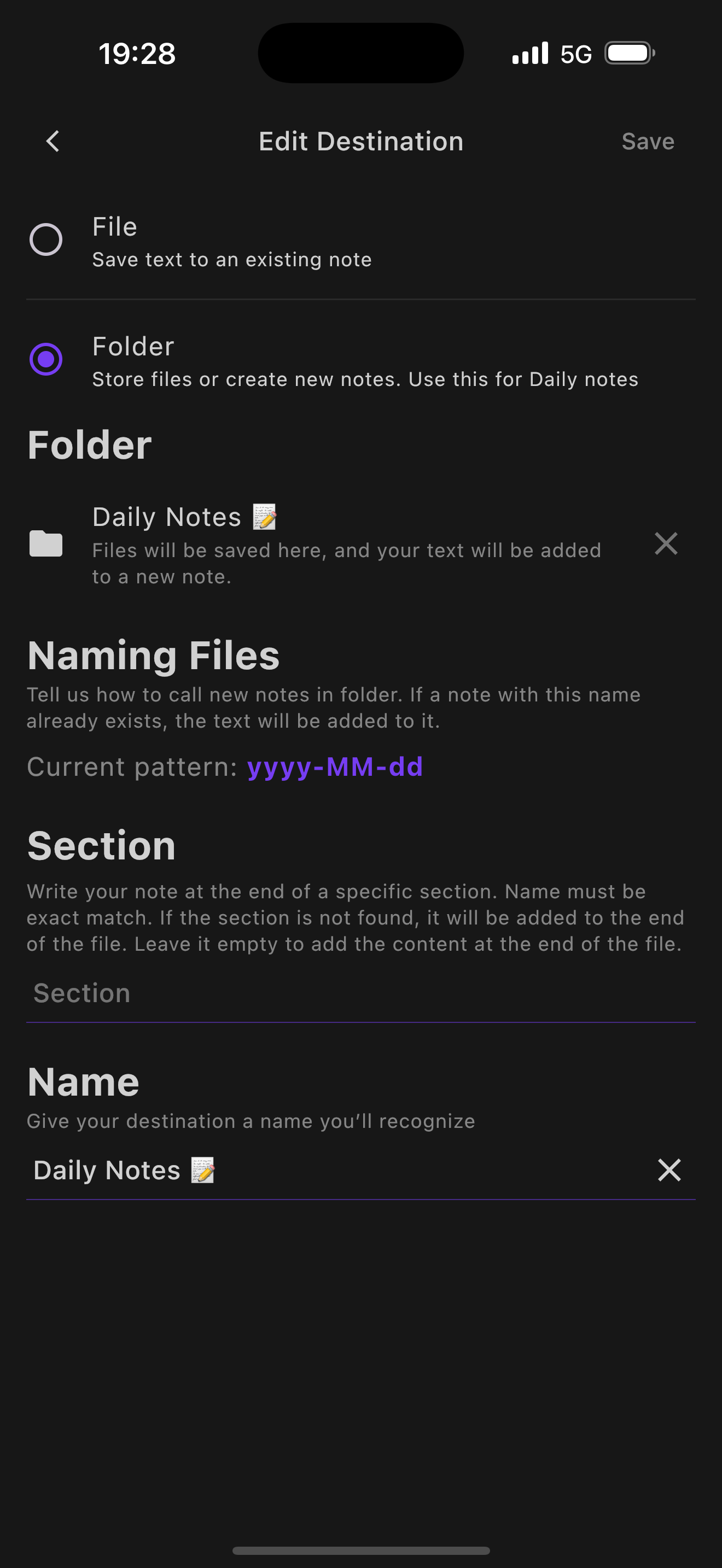 Save to Notes